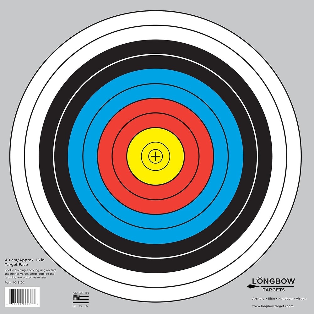 Durable Round 40cm Archery Targets - 20 Pack for Lasting Performance