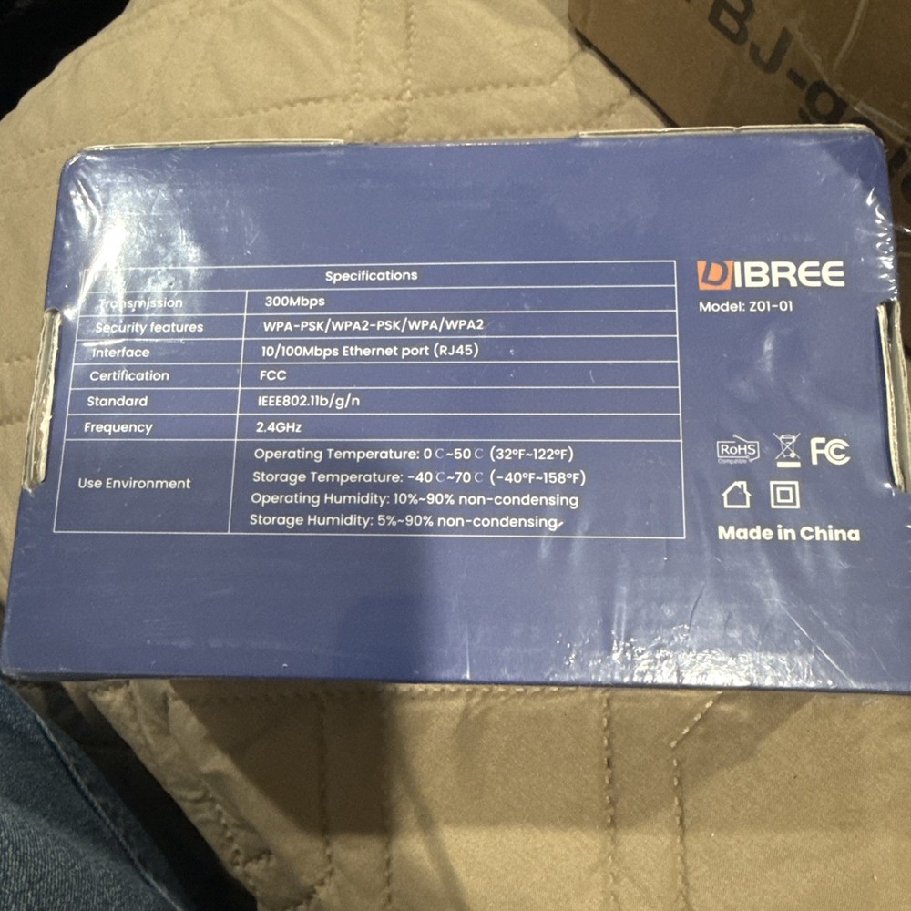 Dibree Wi Fi Range Extender - New Sealed