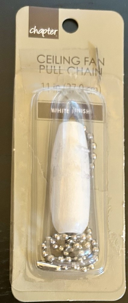 BRAND NEW CHAPTER CEILING FAN PULL CHAIN, 11 INCHES LONG