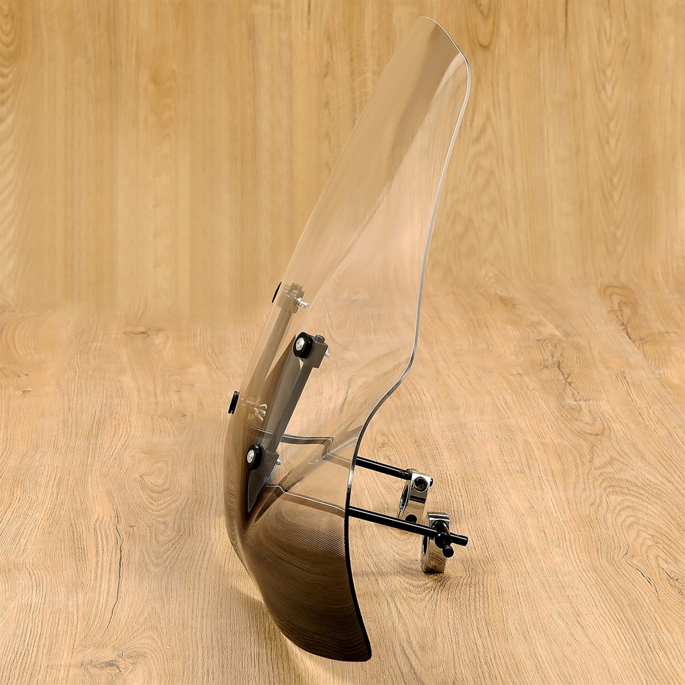 2-Tone Large Windshield Windscreen Screen Protector For ATV Motorcycle Harley