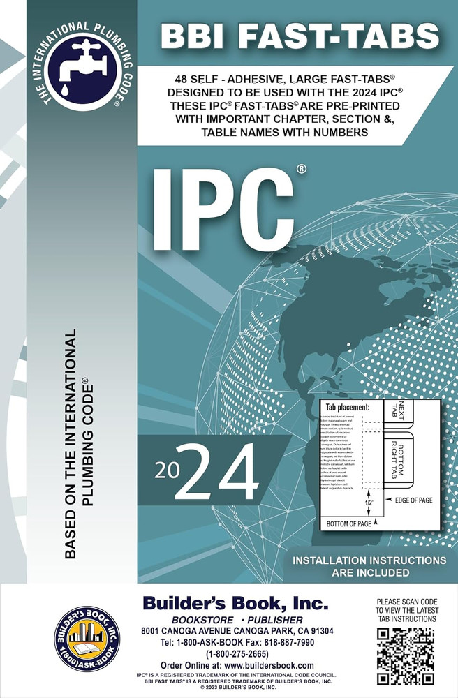 2024 International Plumbing Code (IPC) Fast-Tabs