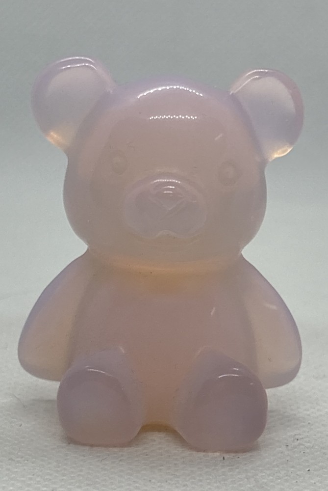 Pink Opalite Teddy Bear