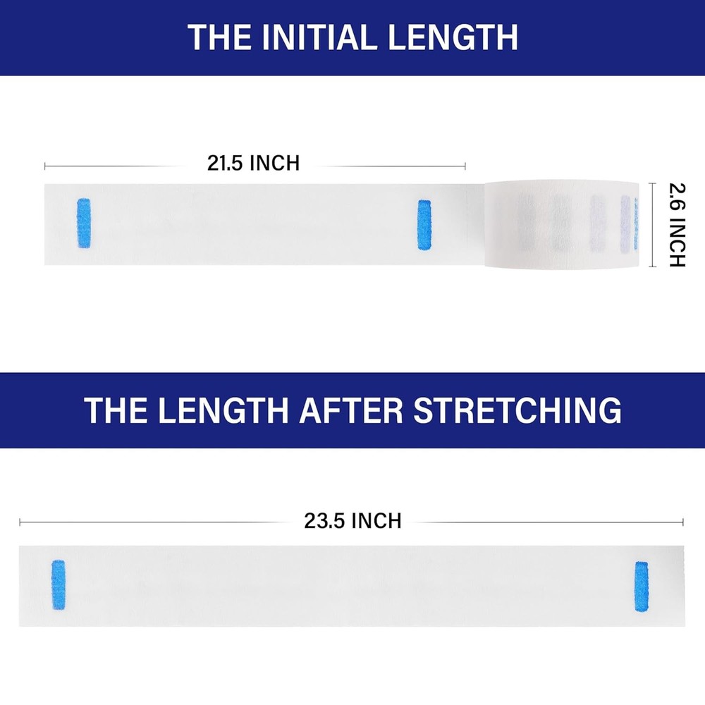 Barber Neck Strips 500 Pack Disposable Paper 5 Roll Set