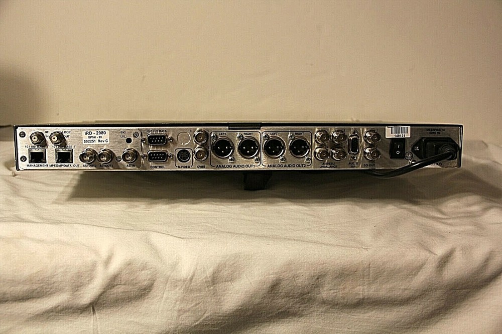 Scopus IRD-2980 Professional Satellite Receiver/Decoder QPSK-29