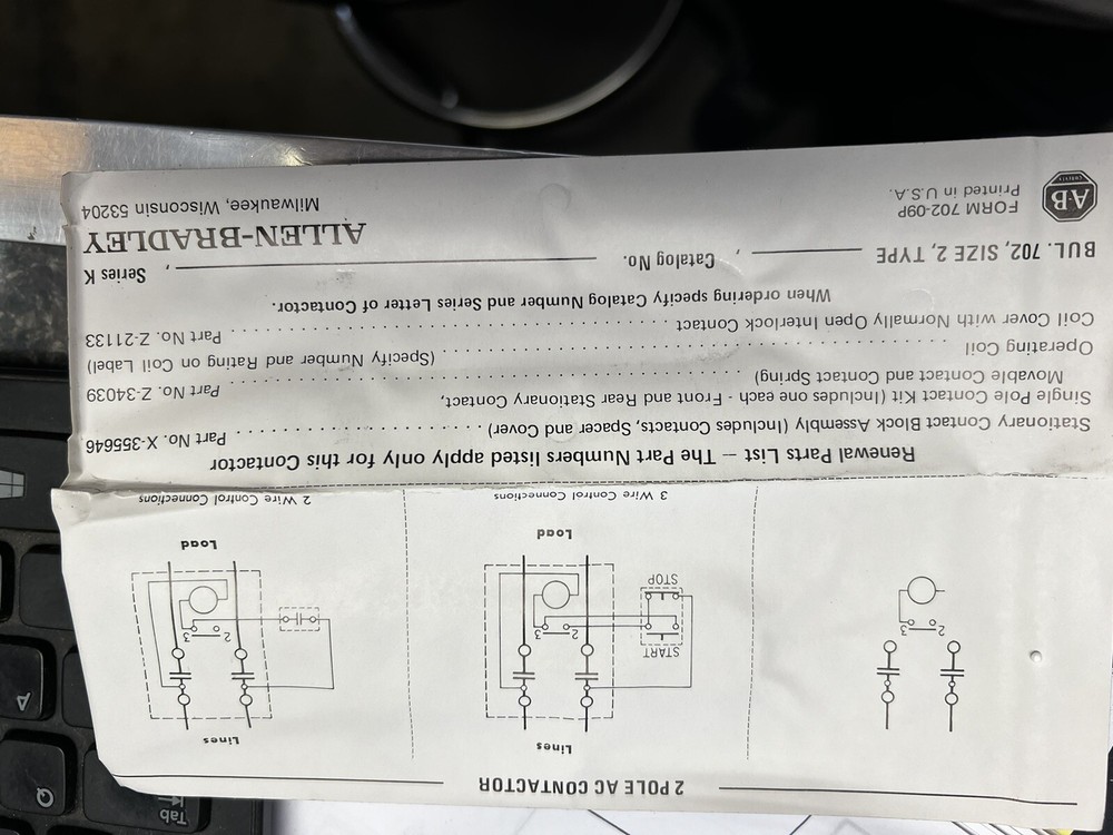 ALLEN BRADLEY 702-COD92