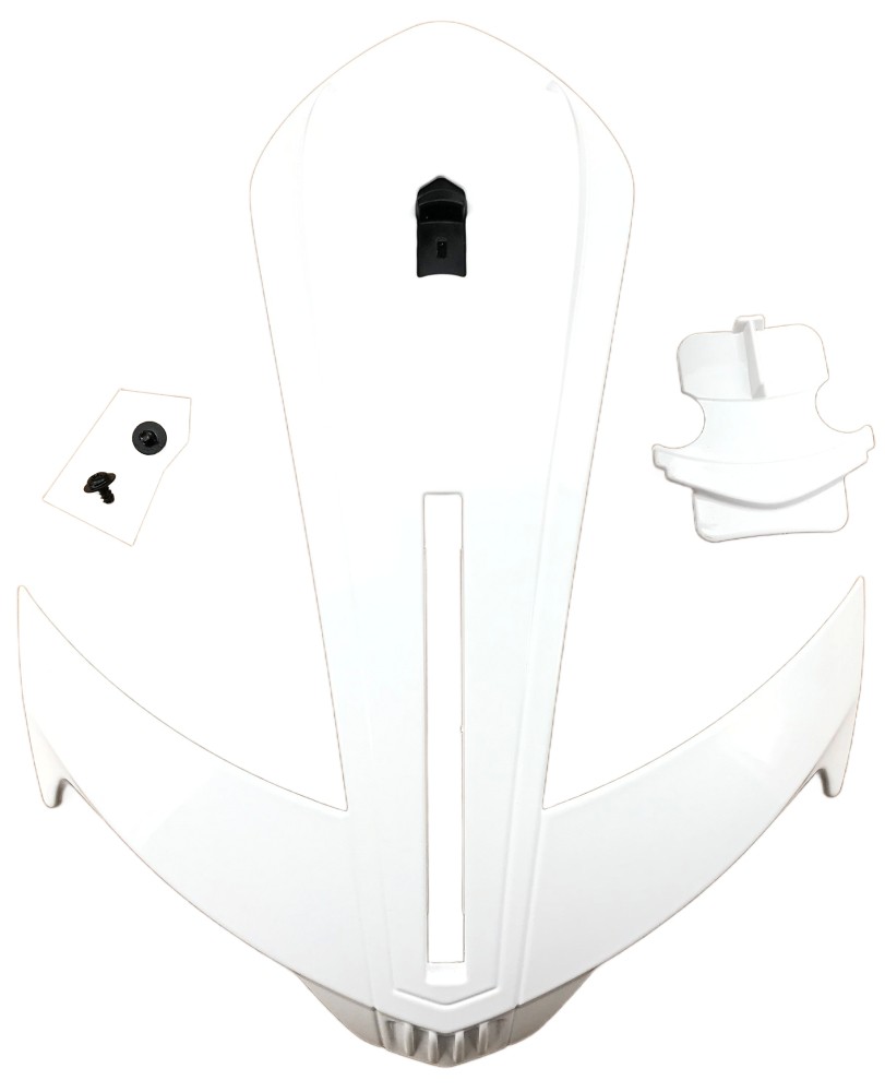 HJC IS-MAX 2 Helmet Replacement Rear Cover White