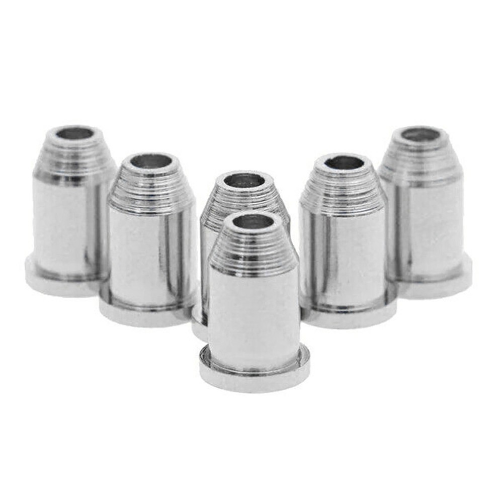 6 Pcs Guitar String Through Body Ferrule 1/4" Ferrules for Telecaster