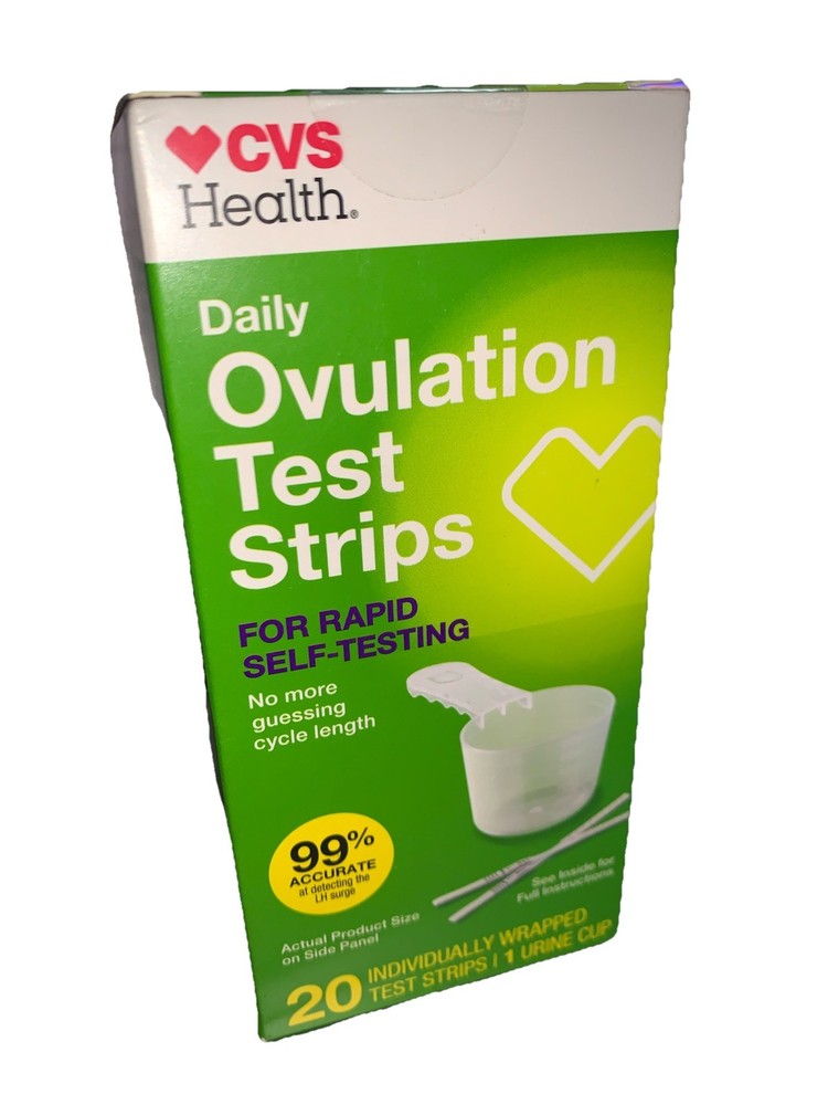 Daily Ovulation Test Strips/20 Individually Wrapped Tests/full Kit
