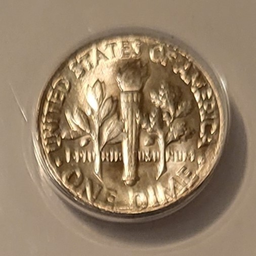 1948 Roosevelt Dime MS64 FB ANACS