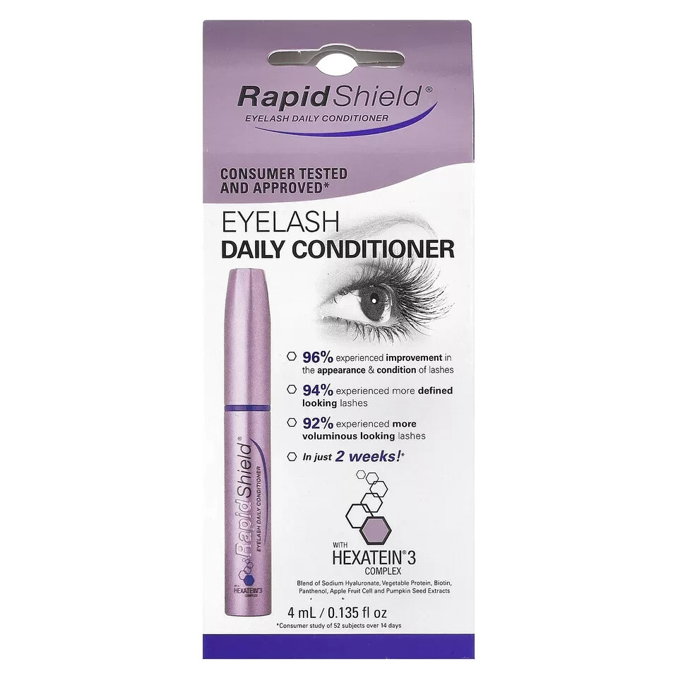 RapidShield Rapid Eyelash Daily Conditioner 4 ml 0.135 Fl oz Hexatein 3 Complex
