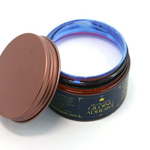 Gilding Adhesive 120ml, Professional Quality, Water Based Gold Leaf Sheets Size