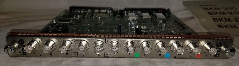 Sony BKM-20D Analog Digital Video Input Board SDI Decoder Input NEW OPEN BOX