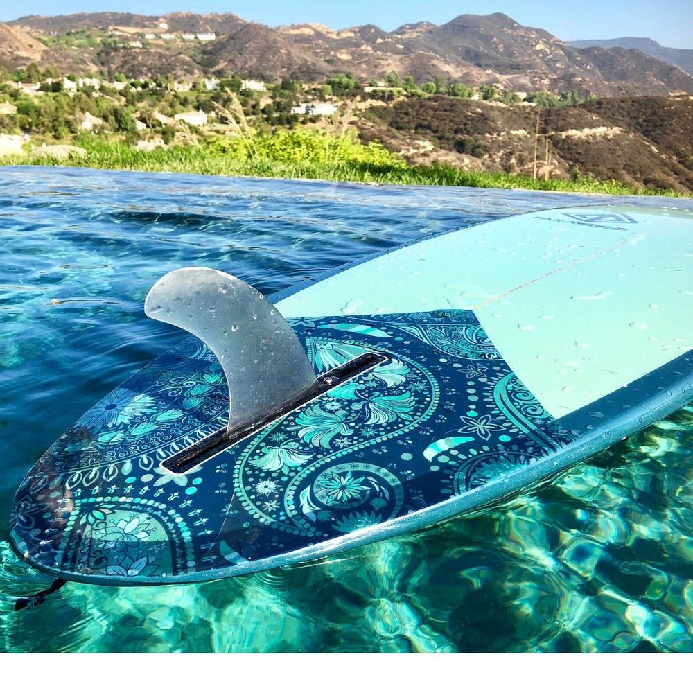 6'6" Retro Egg Surfboard - SeaWeed (P44)