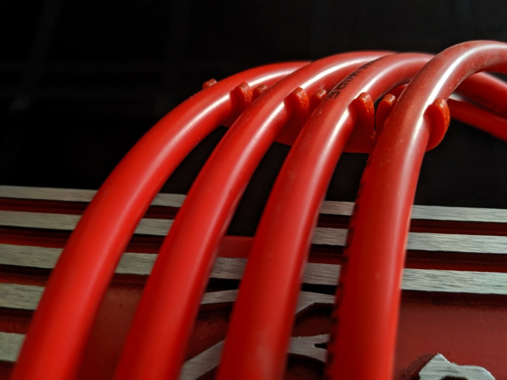 Red Nylon 10mm Spark Plug Wire Separator Set