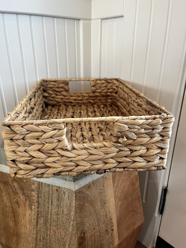 Basket Rectangle 15x10 Seagrass Woven