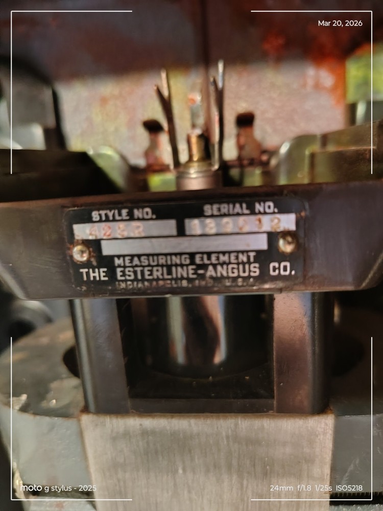 Vintage Working ESTERLINE ANGUS Chart RECORDER Model AW