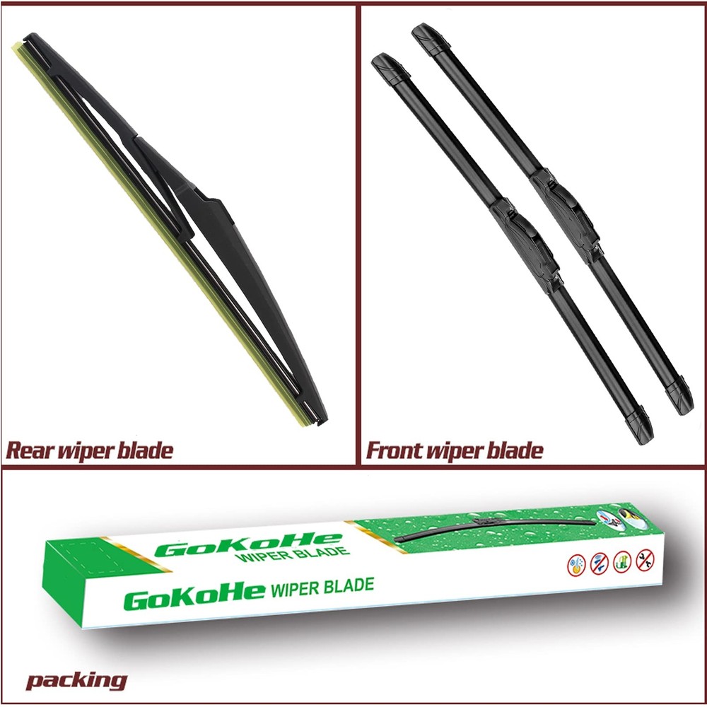 Replacement Windshield Wipers for 20142023 Nissan Rogue & Pathfinder 3 Pack