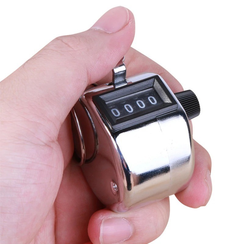 Manual click counter tally, people counting, steps, points, boxing