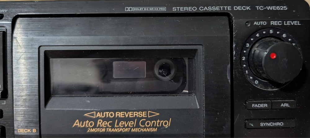 SONY TC-WE625 Dual Recording Deck