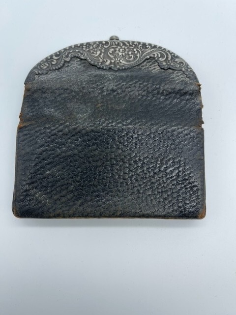 Gorham 1889 Gorham Leather & Sterling Silver Wallet