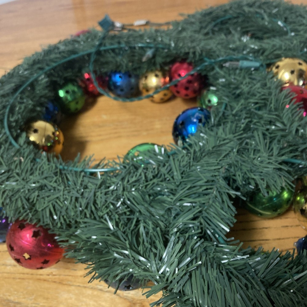 Disney Mickey Mouse Wreath with MultiColor ornaments used