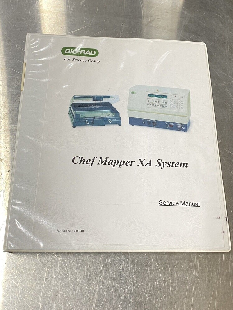 Bio rad Chef Mapper XA System - Users Guide / Instruction Book / Manual