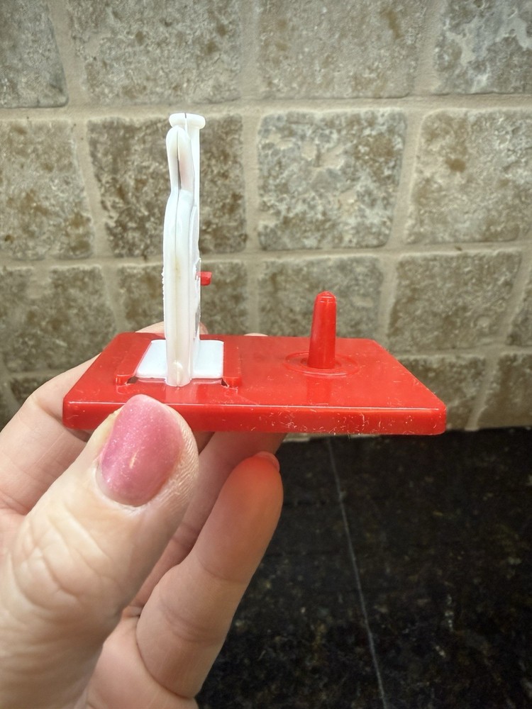 Vintage Mid-Century Plastic Witch Needle Threader Western Germany Threading Tool