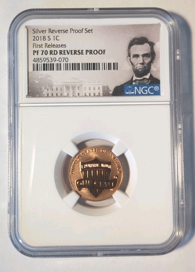 2018-S Lincoln Shield Cent Reverse Proof NGC PF 70