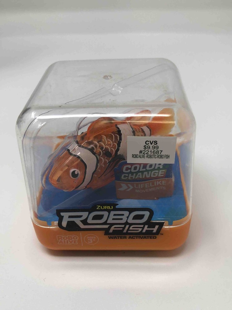 Zuru Robo Alive Robo Fish Orange