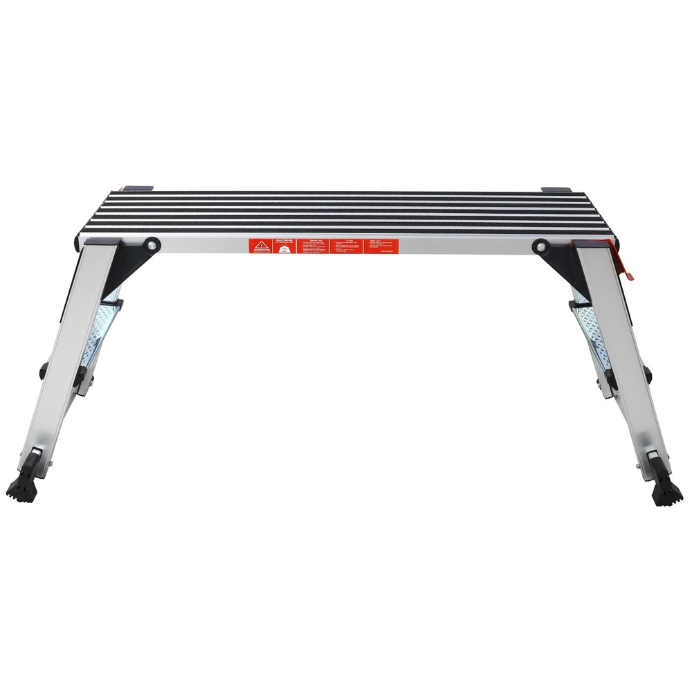 330lbs Aluminum Platform Non-Slip Drywall Step Folding Work Bench Stool Ladder