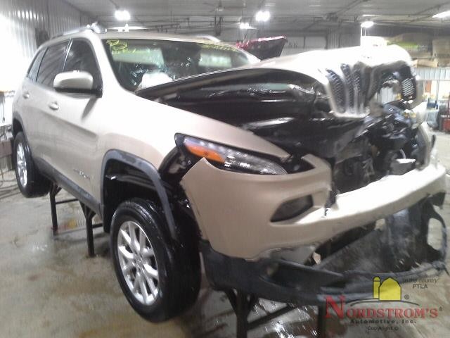 2014 Jeep Cherokee Driver Front Headrest Only Black Cloth