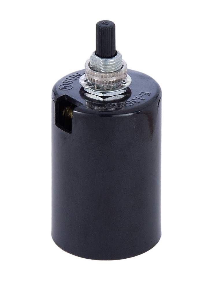 B&P Lamp Medium Base Phenolic Husk Socket with 2 Piece Bottom