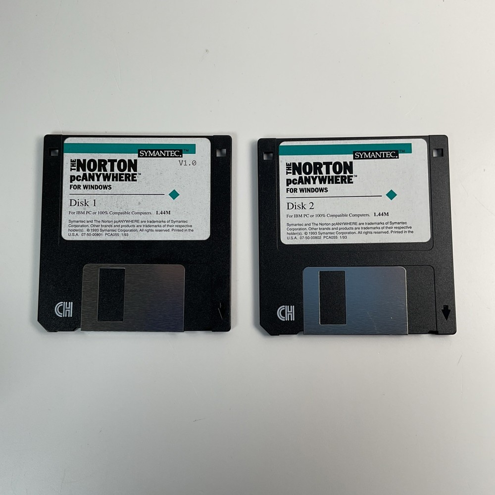 Symantec The Norton pcAnywhere Version 1.0 For Microsoft Windows