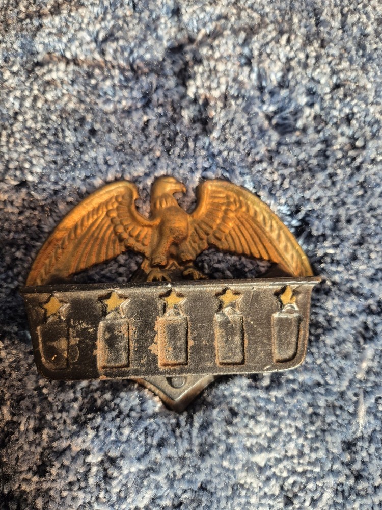 Cast Iron Eagle Trinket Wall Hanger