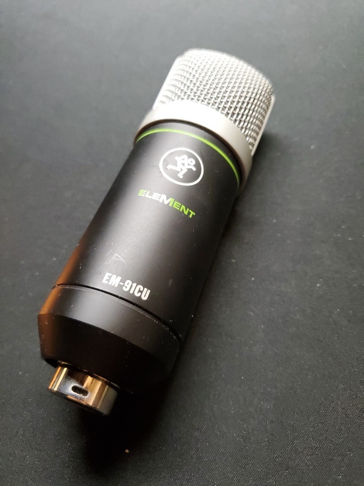 Mackie EM-91CU Large Diaphragm USB Condenser Microphone working