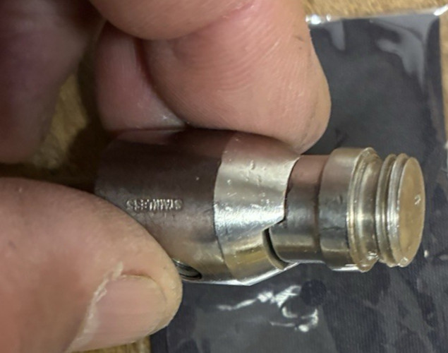 Codman & Shurtleff Stainless Steel connector / 3 sided shaft 60 please read