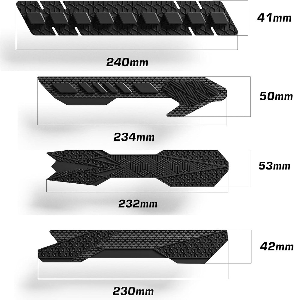 Silicone Chain Stay Frame Guard for MTB & Road Bikes - Protects Frame