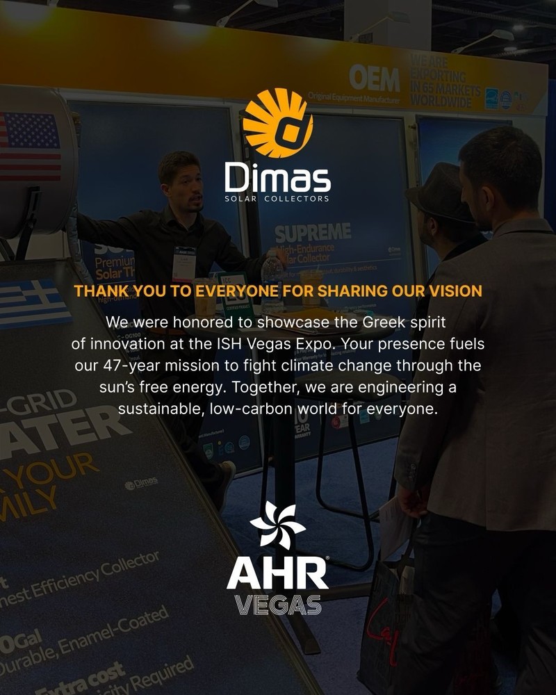 Dimas T50 Solar Water Heater 50Gal Complete Kit | 10Yr Warranty | FREE Shipping