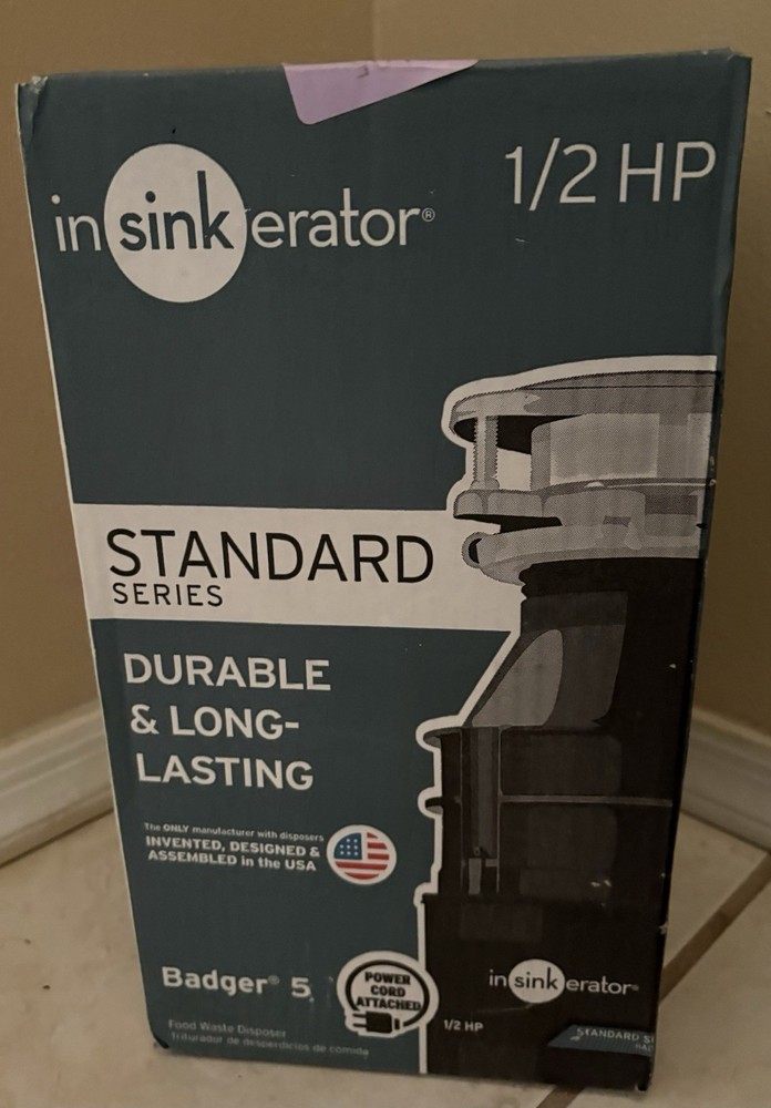 InSinkErator Badger 5XL Garbage Disposal, 1/2 HP