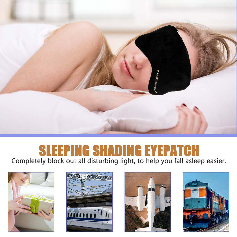 1 Set USB Heating Eye Mask Steam Warm Mask Temperature Adjustable Sleeping