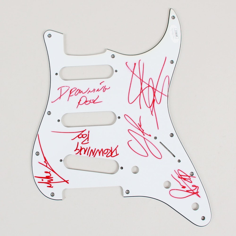 Drowning Pool Band Signed Pickguard - COA JSA