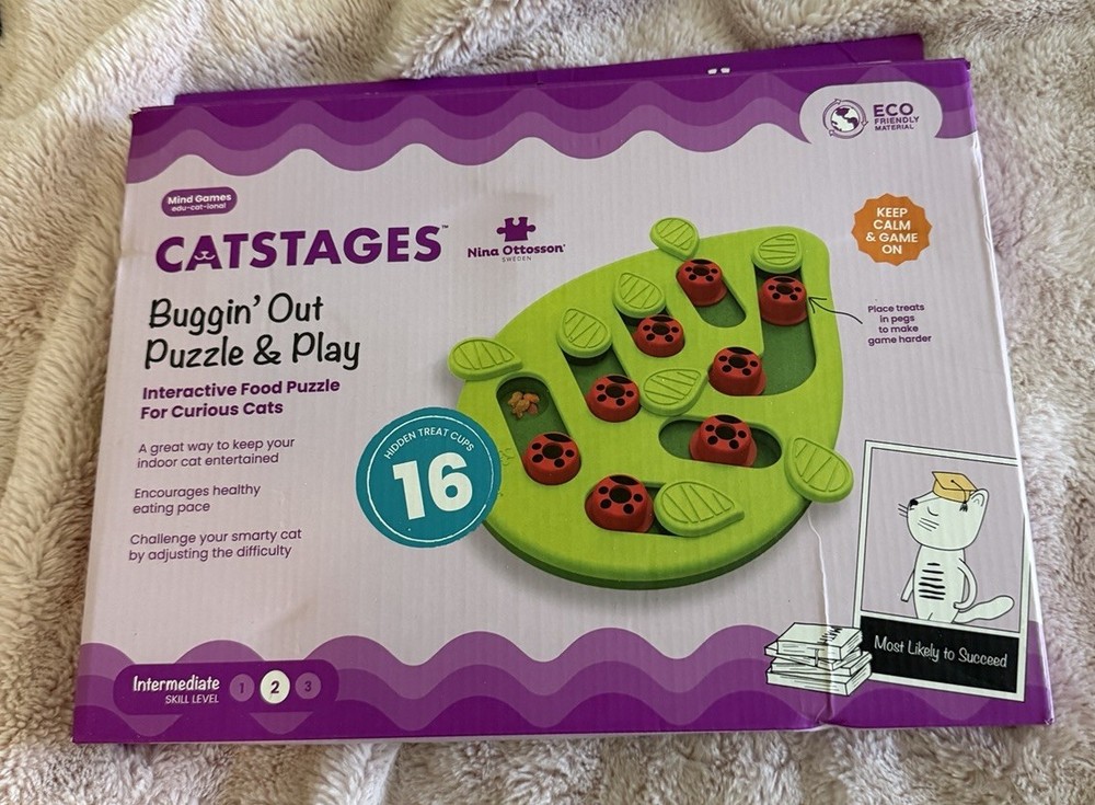 Catstages Buggin’ Out Puzzle & Play Cat Game