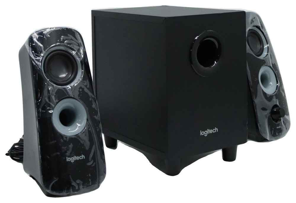 Logitech Speaker System Z323 with Subwoofer check image