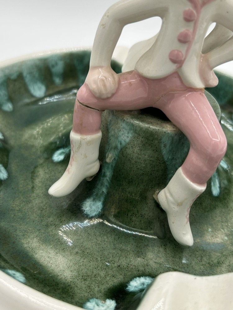 Vintage MCM Pixie Elf Ceramic Ashtray 1960 Hobbyist Condition Issues Please Read