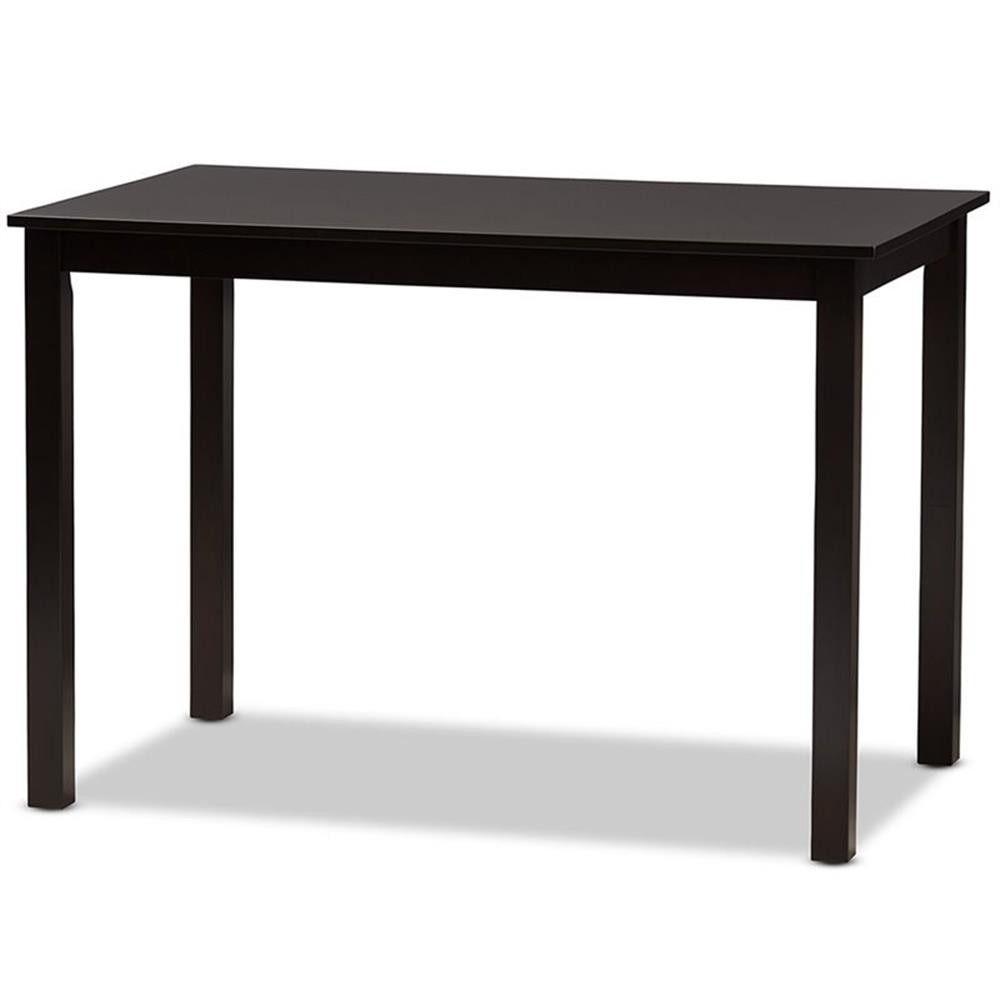 Bowery Hill 5 Piece Dining Set in Dark Brown