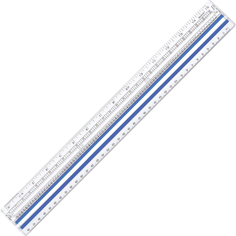 ‎40711 Clear Data Processing Magnifying Ruler, 15 in
