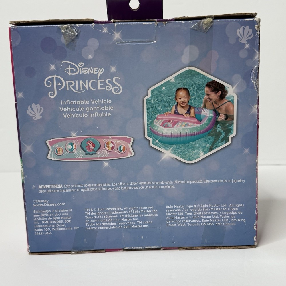 Disney Pool Float Princess Ariel Swimways Summer New