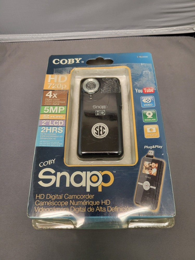 Coby Snap CAM5000 High Definition Camcorder
