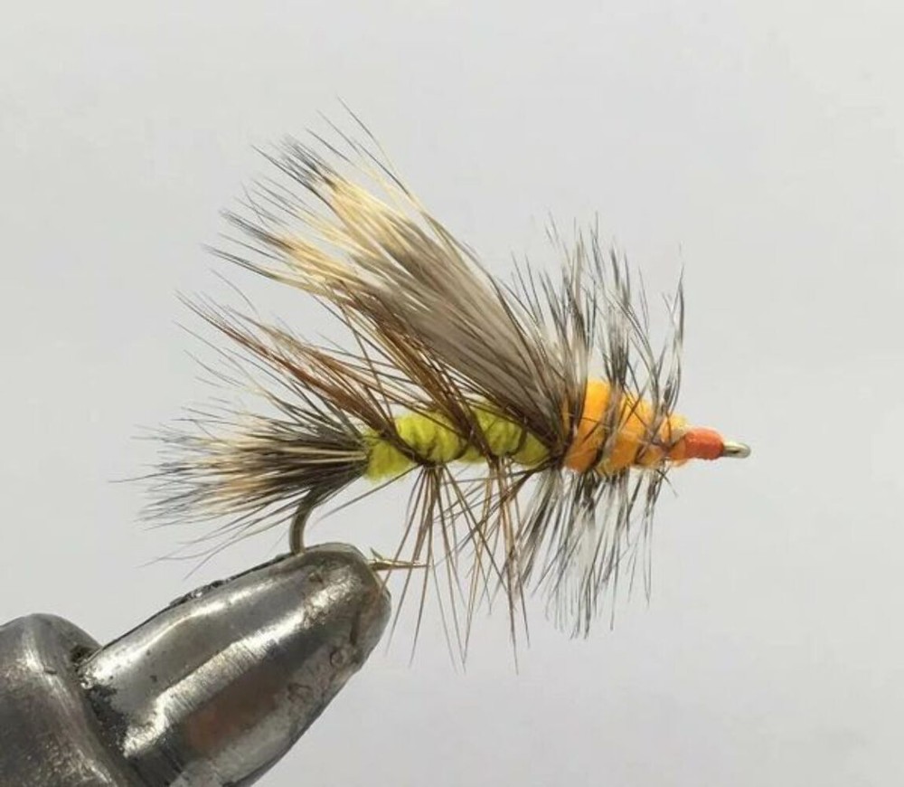 One Dozen (12) - Stimulator - Yellow - Dry Fly