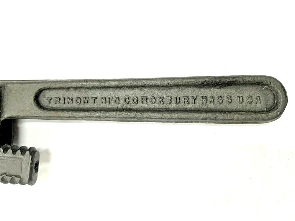 Antique Trimont MFG CO Trimo 8” Pipe “Monkey” Wrench